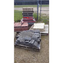 Six pallets of misc mostly new brick