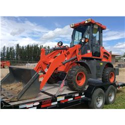 2014 Model ZL 10F wheel loader 51HP Diesel 4 x 4 with articulating frame and 40 hours. Vin# 13068. F