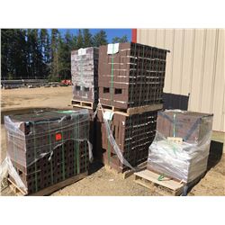 Five and a half pallets approx 2800 bricks Manganese flour color
