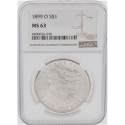 1899-O $1 Morgan Silver Dollar Coin NGC MS63