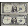 Image 1 : 1957 $1 Silver Certificate & 1935G $1 Silver Certificate Notes