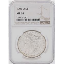 1902-O $1 Morgan Silver Dollar Coin NGC MS64