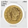 Image 1 : 1904 $20 Liberty Head Double Eagle Gold Coin