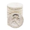 Image 1 : Roll of (20) 1963 Brilliant Uncirculated Franklin Half Dollar Coins