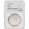 Image 1 : 1879-S $1 Morgan Silver Dollar Coin NGC MS63