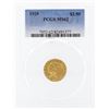 Image 1 : 1929 $2 1/2 Indian Head Quarter Eagle Gold Coin PCGS MS62