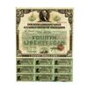 Image 1 : 1918 $50 Liberty Loan Gold Bond of 1933-1938 - 9 Coupons