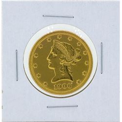 1906-D $10 Liberty Head Eagle Gold Coin