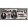 Image 1 : 1907 $5 Legal Tender Woodchopper Note