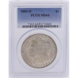 1885-O $1 Morgan Silver Dollar Coin PCGS MS64