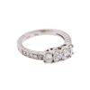 Image 2 : 14KT White Gold 1.27ctw Diamond Ring