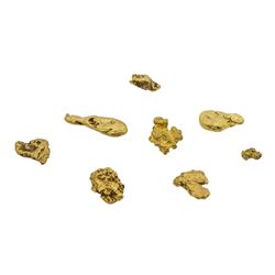 Lot of (8) Gold Nuggets 3.0 Grams