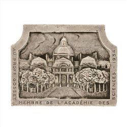 1934 France Mellerio Plaque