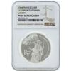 Image 1 : 1994 France 100 Francs Louvre Bicentennial Silver Coin NGC PF69 Ultra Cameo