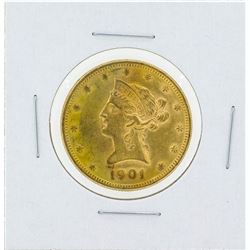 1901 $10 Liberty Head Eagle Gold Coin