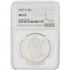Image 1 : 1879-S $1 Morgan Silver Dollar Coin NGC MS63