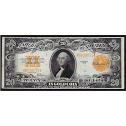 1922 $20 Gold Certificate Note