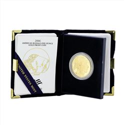 2006 American Buffalo One Ounce Gold Proof Coin with COA