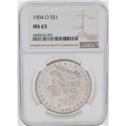 1904-O $1 Morgan Silver Dollar Coin NGC MS63