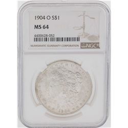 1904-O $1 Morgan Silver Dollar Coin NGC MS64