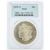 Image 1 : 1878-S $1 Morgan Silver Dollar Coin PCGS MS64