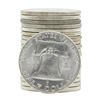 Image 2 : Roll of (20) 1958 Brilliant Uncirculated Franklin Half Dollar Coins
