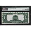 Image 2 : 1899 $1 Black Eagle Silver Certificate PMG Gem Uncirculated 65EPQ