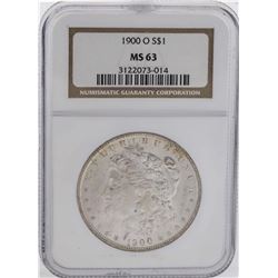 1900-O $1 Morgan Silver Dollar Coin NGC MS63