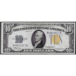 1934A $10 North Africa Silver Certificate WWII Emergency Note