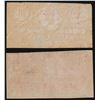 Image 2 : Set of (2) 1864 Fifty Cent Confederate States of America Notes