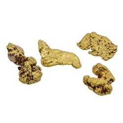 Lot of (4) Gold Nuggets 2.0 Grams
