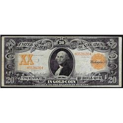 1906 $20 Gold Certificate Note