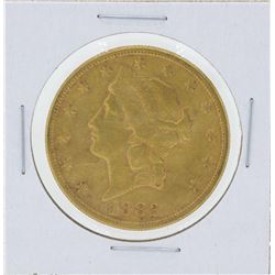 1882-S $20 Liberty Head Double Eagle Gold Coin