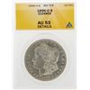 Image 1 : 1896-O $1 Morgan Silver Dollar Coin Cleaned ANACS AU53 Details