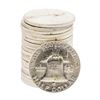 Image 2 : Roll of (20) 1963-D Brilliant Uncirculated Franklin Half Dollar Coins