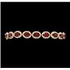 Image 1 : 14KT Yellow Gold 20.30ctw Ruby and Diamond Bracelet