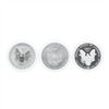 Image 2 : 2006 (3) Coin $1 American Silver Eagle 20th Anniversary Silver Coin Set