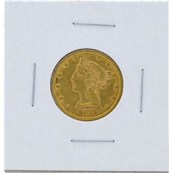 1881 $5 Liberty Head Half Eagle Gold Coin