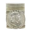 Image 1 : Roll of (20) 1953-D Brilliant Uncirculated Franklin Half Dollar Coins