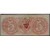 Image 2 : 1800s $5 Canal Bank New Orleans Obsolete Bank Note