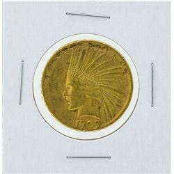 1909-S $10 Indian Head Eagle Gold Coin
