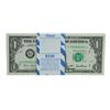 Image 1 : Pack of (100) Consecutive 2001 $1 Federal Reserve STAR Notes Chicago