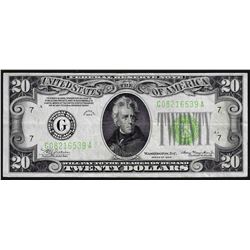 1934 $20 Federal Reserve Note