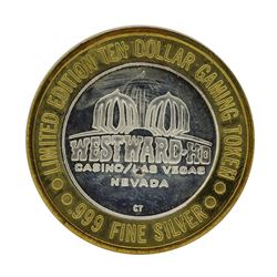 .999 Silver Westward Ho Casino Las Vegas, NV $10 Limited Edition Casino Gaming T