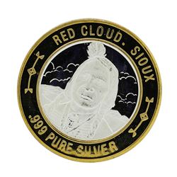 .999 Silver Limted Edition Native American Series $10 Limited Casino Gaming Toke