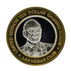 .999 Silver Las Vegas Club $10 Limited Edition Casino Gaming Token