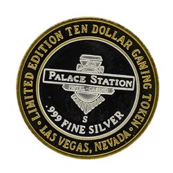 .999 Silver Palace Station Hotel and Casino $10 Limited Edition Casino Gaming To
