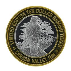 .999 Silver Carson Valley Inn Hotel Casino Resort $10 Casino Limited Edition Gam