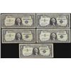 Image 1 : Lot of (5) 1957 $1 Silver Certificate STAR Notes