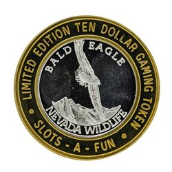 .999 Silver Slots A Fun Casino Las Vegas, NV $10 Limited Edition Casino Gaming T